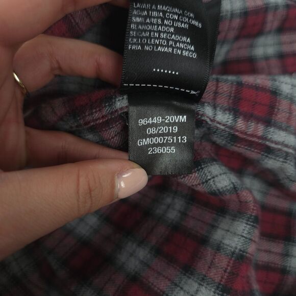 HARLEY DAVIDSON 120th Anniversary Flannel Shirt Jacket Plaid Mot Biker 90s Y2k - Picture 10 of 10